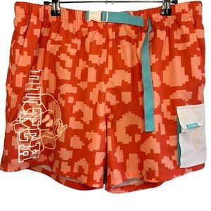 Dutch Bros Swim Shorts XL Thick High Quality RARE Pockets + Belt DB 1…